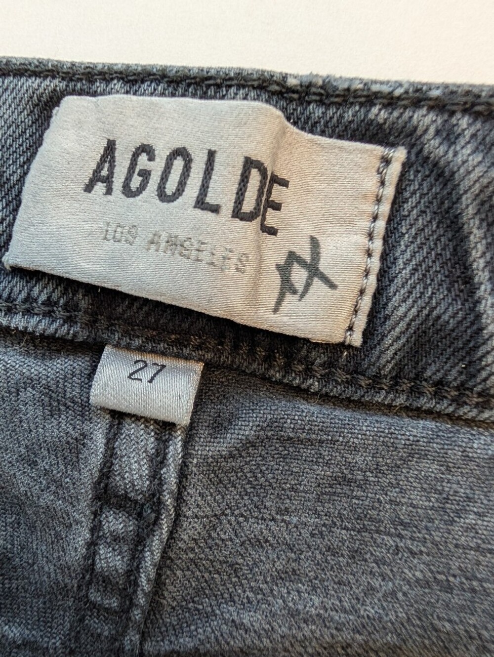 AGOLDE Toni Jean in Washed Black - Picture 10 of 12